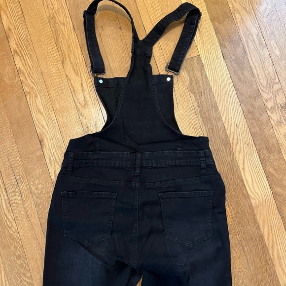 Black skinny overalls - Picture 3 of 5